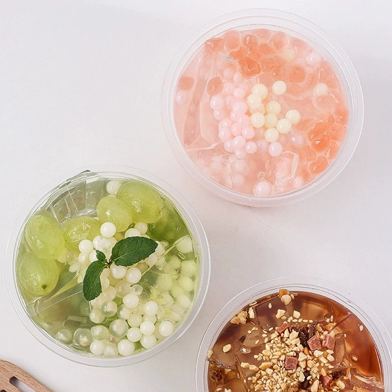 Disposable Plastic Round Bowl For Ice-cream