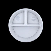 3 skyriai vienkartinės lėkštės