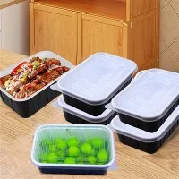 Vienkartinė priešpiečių dėžutė su orui pralaidžiu dangteliu